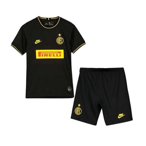 Camiseta Inter Milan Tercera equipo Niños 2019-20 Negro